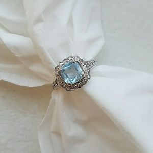 Blue Topaz Ring